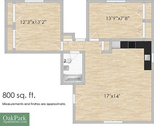 Floor plan A1 B2