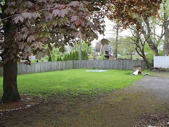 with a fenced side yard