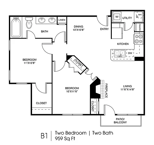 Floor plan B1