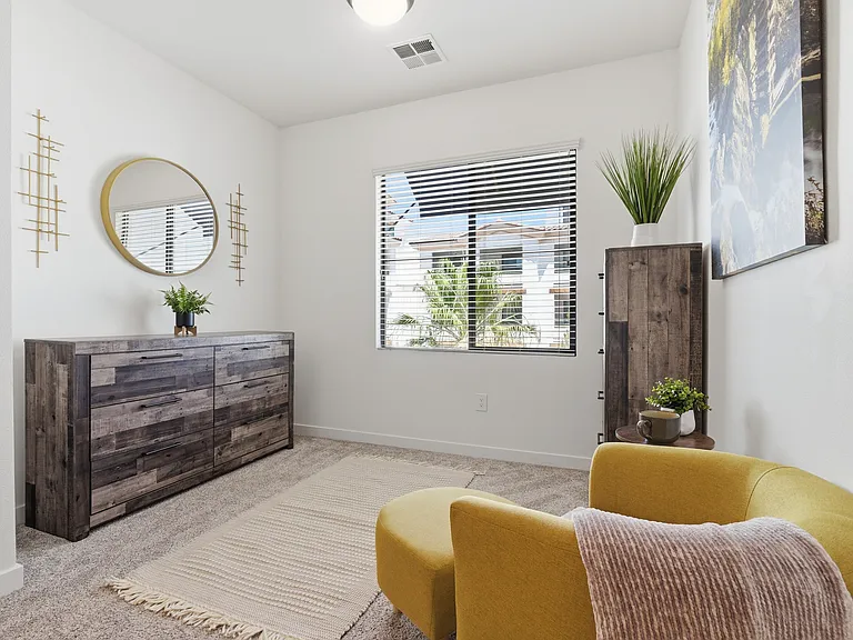 Peaceful sitting area.
