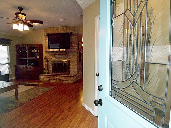 New leaded front door welcomes you in..