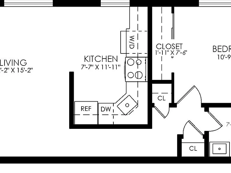 1x1 Floorplan 1x1 Floorplan