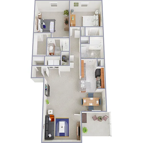 Floor plan The Borkhardt