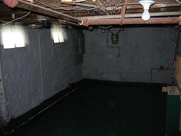 Clean and dry basement