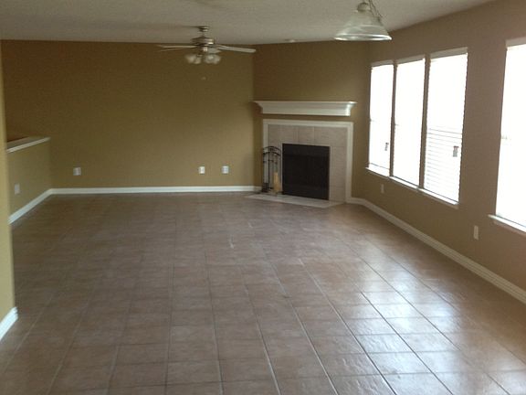 Living room open to  kitchen