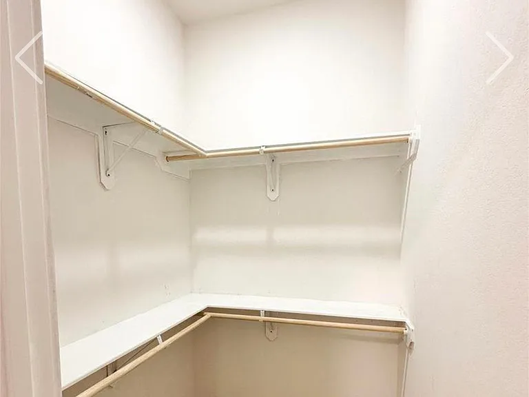 Master bedroom closet.