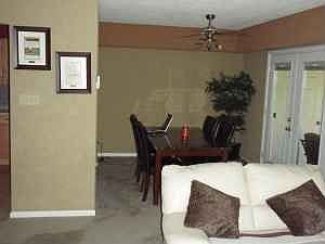 comfortable living and dining area