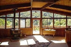 living room, view to deck