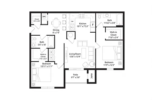 Floor plan B3R