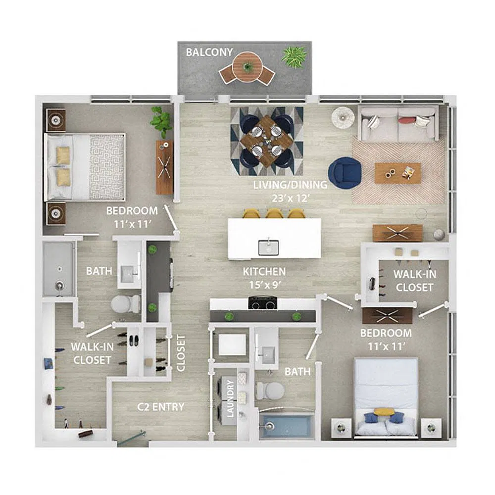 Floor plan C
