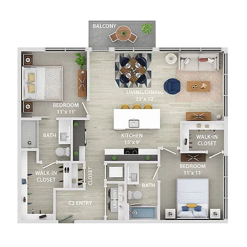 Floor plan C