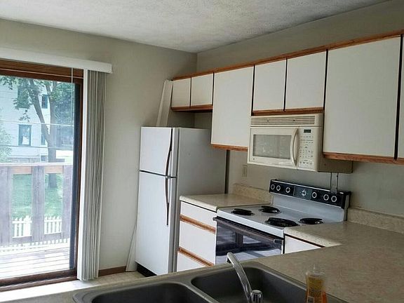 open kitchen and balcony