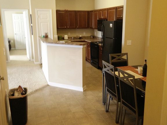 Kitchen view as you walk in