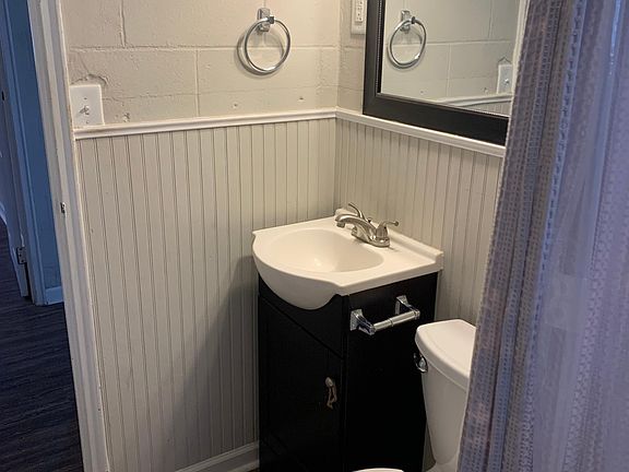 Bathroom, second angle taken from inside shower.