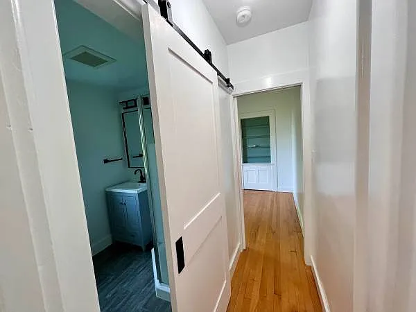 Bathroom entry, hallway