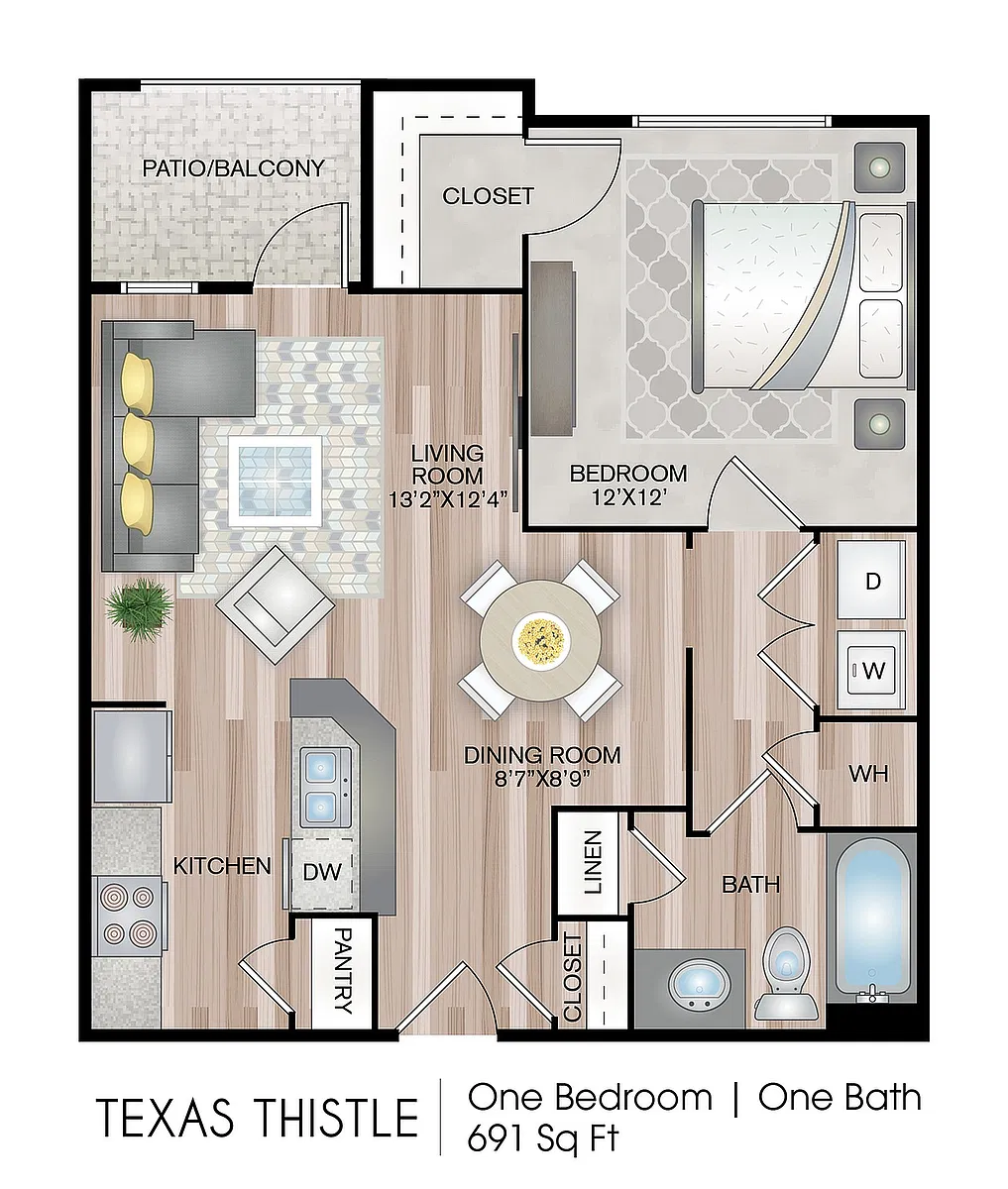 Floor plan Texas Thistle Premium Upgrade