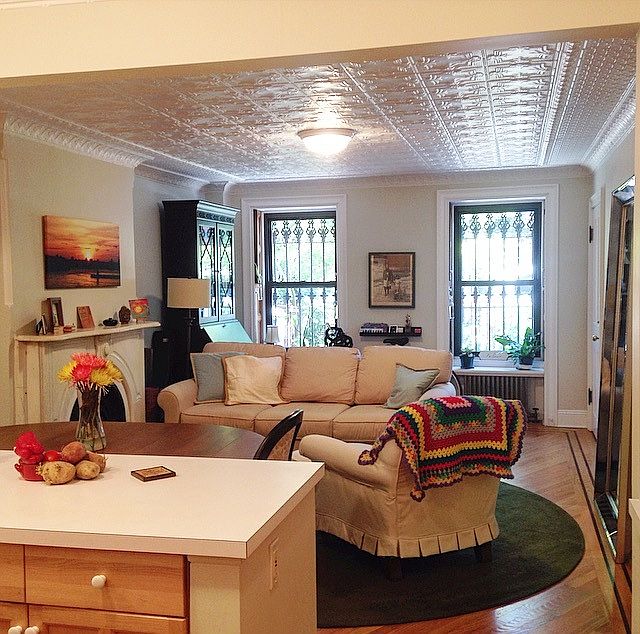 View from kitchen, looking toward living room and street.