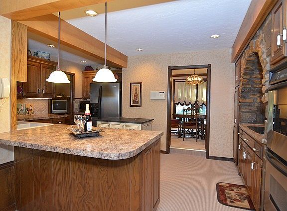 Large formal dining area