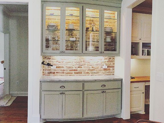 Built in china cabinet 