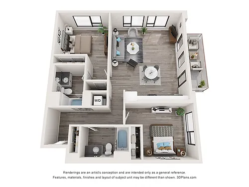 Floor plan B3