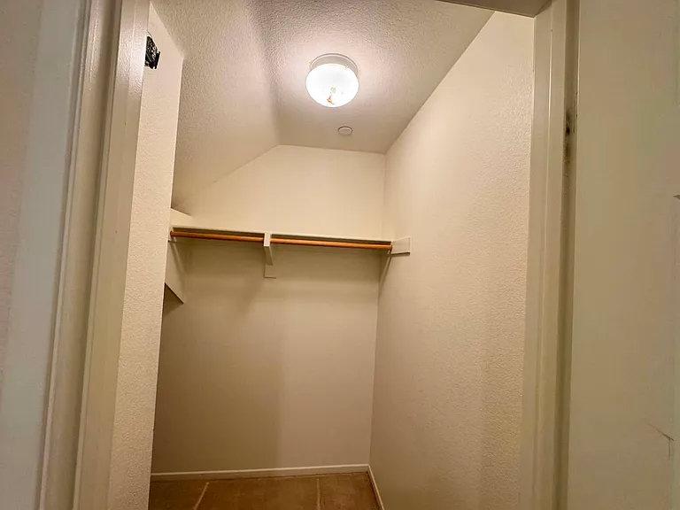 Open closet located downstairs