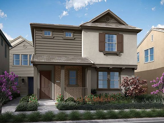 American Colonial Exterior Style Rendering