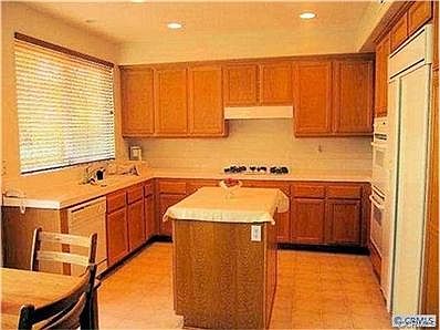 Kitchen with center island (refrigerator not included)