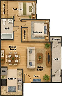 VillaMonterey_JuniorOneBedroom_FloorPlan VillaMonterey_JuniorOneBedroom_FloorPlan