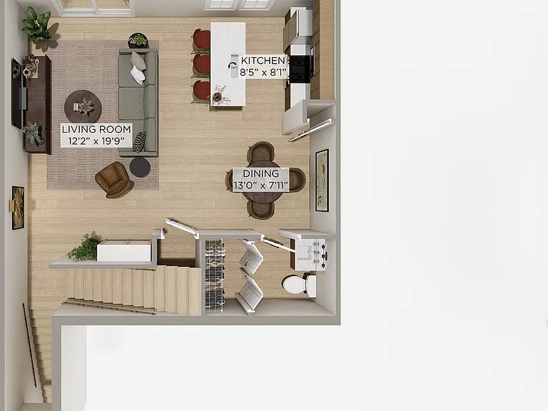 Overlook 2 Bed 2.5 Bath Townhome First Floor Overlook 2 Bed 2.5 Bath Townhome First Floor