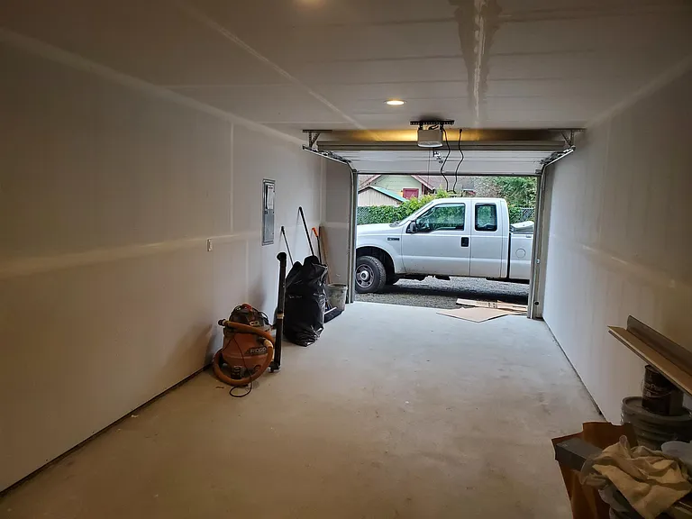 Garage with opener.