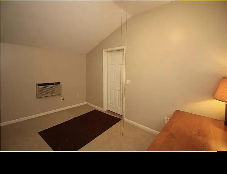 Entrance from garage to office space
