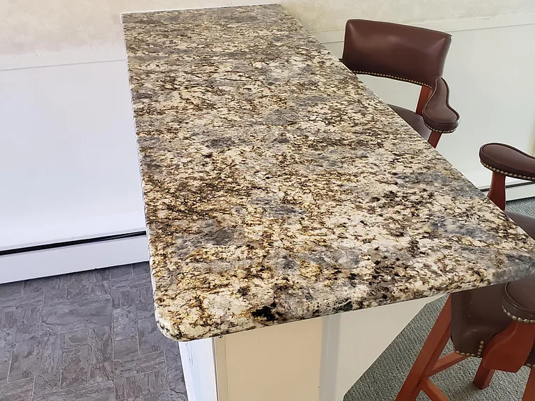 Granite Bar with two stools