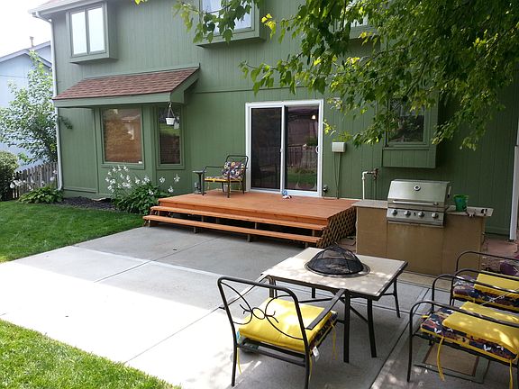 72sqft deck extended patio