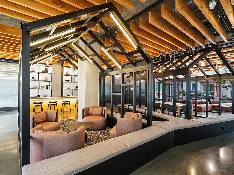 Coworking Lounge at L Seven Apartments in San Francisco, CA 94103