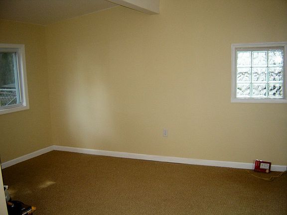 Family Room w/glass block