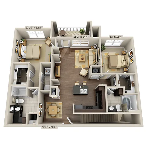 Floor plan Beaver Creek