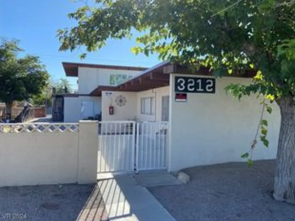 Front entrance with gate