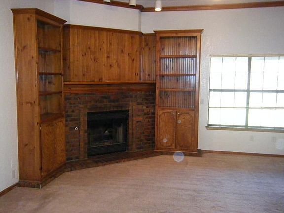 Enjoy hot chocolate around this cozy fireplace