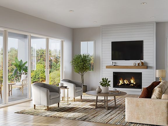 Interior Rendering of great room