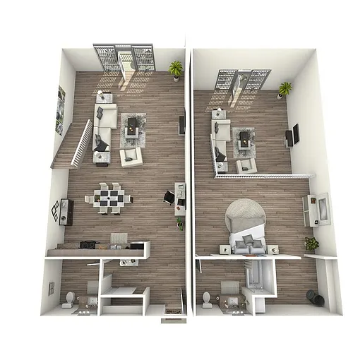 Floor plan Loft B