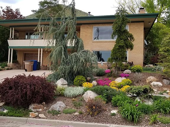 Front of home in April