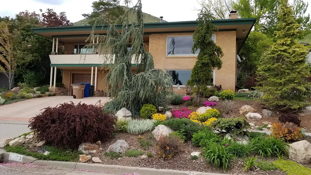 Front of home in April - 1979 S Wasatch Dr #1