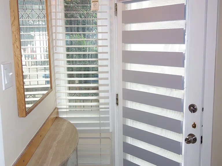 Looking at front door