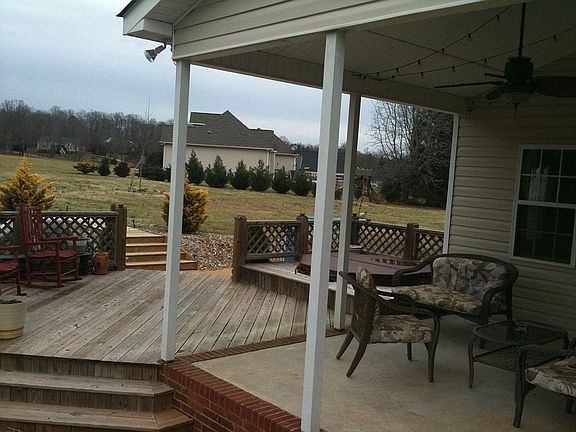 Deck and hot tub