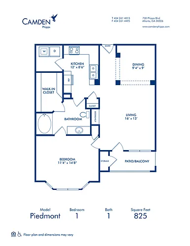 Floor plan Piedmont