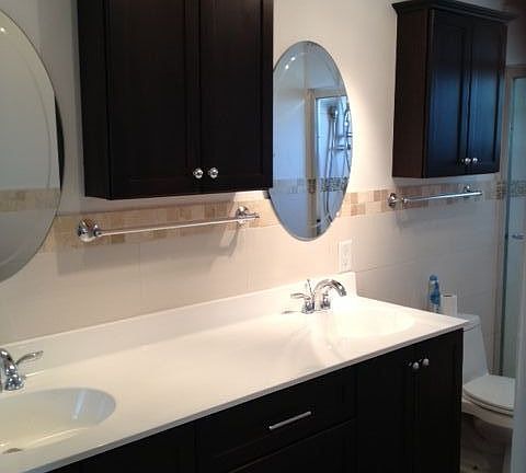 Master Bath double sink