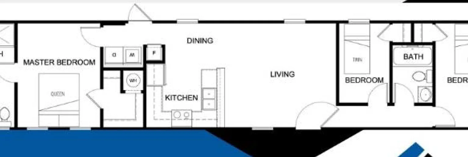 3 bed, 924 sqft, $1,210 — Photo 2