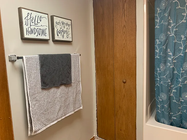 full bathroom lower level