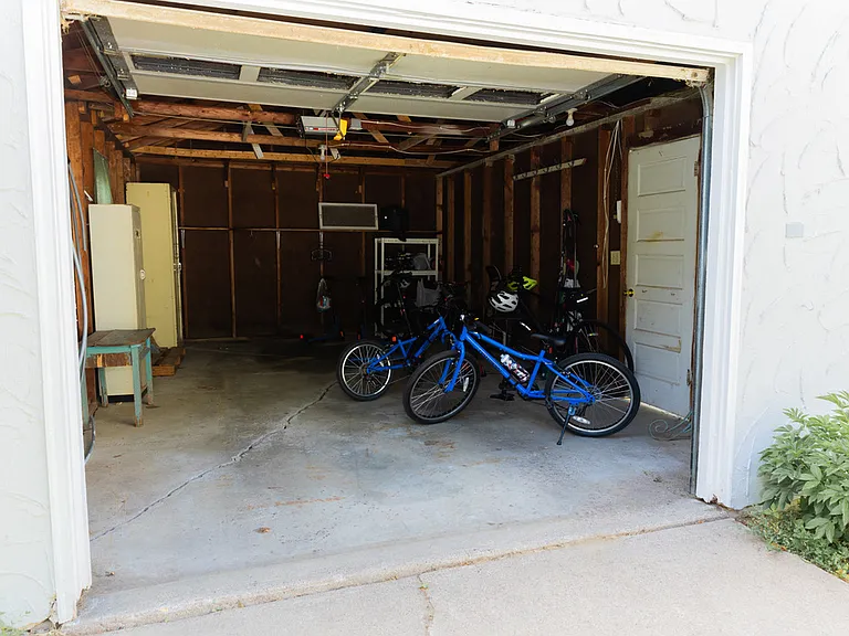 This garage can fit a suburban.