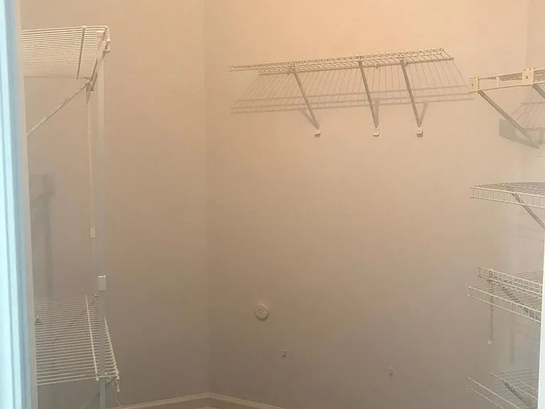 Very generous walk-in closet!